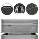 Geekria 90%-96% Keyboard Case, Compatible with Keychron K4 / K4 HE, RK Royal KLUDGE RK96 / RK100, Hard Shell Travel Carrying Bag for 100keys Mechanical Gaming Keyboard (Dark Gray)