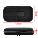 Geekria for Creators Microphone Case, Hard Shell Dual Mic Carrying Case, Travel Protective Bag with Cable Storage Compatible with TONOR TW-820, TW630, TW620, Shure BLX2/PG58, Moukey MWm-5 (Black)