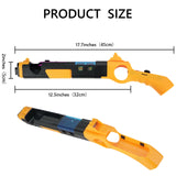 Geekria Game Gun Compatible with Nintendo Switch/OLED Joy-Cons Grip, Fit for Splatoon, Resident Evil, Hunting Simulator, Wolfenstein, Sniper Elite, Juarez, Type Shooting Gaming Accessories