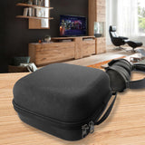 Geekria Shield Headphones Case for Large Sized Over-Ear Headphones, Replacement Hard Shell Travel Carrying Bag with Cable Storage, Compatible with Denon AHD9200, AHD7200, SONY Headsets (Dark Grey)