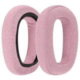 Geekria Comfort Mesh Fabric Replacement Ear Pads for Logitech Zone Vibe 100 Headphones Ear Cushions, Headset Earpads, Ear Cups Cover Repair Parts (Pink)