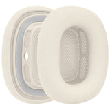 Geekria Comfort Mesh Fabric Replacement Ear Pads Compatible with Apple AirPods MAX(A2096), AirPods MAX2 (A3184) Headphones, Ear Cushions, Repair Parts (Starlight)