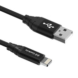 Geekria USB Headphones Charger Cable Compatible with Apple AirPods Max AirPods Pro, Beats Solo Pro Powerbeats Pro Charger, MFi Certified USB to Lightning Replacement Power Charging Cord (1ft/30cm)