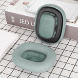 Geekria QuickFit Replacement Ear Pads for Airpods MAX Headphones Ear Cushions, Headset Earpads, Ear Cups Cover Repair Parts (Green)