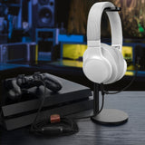 Geekria Boom Mic Headphones Cable Compatible with JBL Tune 770NC, Live 500BT, 2.5mm Jack Nylon Braided Replacement Cord with Boom Microphone and Volume for Gaming & Meeting (Black/5.6 ft)