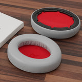 Geekria QuickFit Replacement Ear Pads for 1MORE SonoFlow Headphones Ear Cushions, Headset Earpads, Ear Cups Cover Repair Parts (Grey)