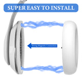 Geekria SNAP Ear Pads Replacement Kit for Beats Studio Pro Headphones, Magnetic Easy Switch Ear Cushions, Exchange Earpads in Seconds, Repair Parts (Protein Leather, 2 Pairs)