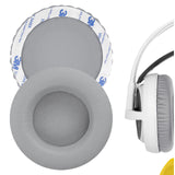Geekria QuickFit Replacement Ear Pads for SteelSeries Siberia V1, Siberia V2, Siberia V3 Prism Gaming Headphones Ear Cushions, Headset Earpads, Ear Cups Cover Repair Parts (Grey)