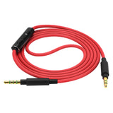 Geekria Audio Cable with Mic Compatible with Sony WH-ULT900N WH-1000XM5 WH-XB920N WH-XB910N Headphones Cable, 1/8" (3.5mm) to 3.5mm Replacement Stereo Cord with Inline Microphone (4 ft/1.2 m)