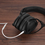 Geekria Audio Cable with Mic Compatible with V-MODA XS V-80 M-80, Treblab TREBLAB Z2/BT5, 3.5mm Replacement Stereo Cord with Inline Microphone and Volume Control (4 ft/1.2 m)