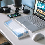 Geekria 65% Keyboard Dust Cover, Acrylic Dust Cover for 68 Key Computer Mechanical Wireless Keyboard, Compatible with RK ROYAL KLUDGE RK68, Keychron K6, K6 Pro, Corsair K65 PRO Mini (Frosted)