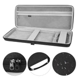 Geekria Keyboard Case, Hard Shell Protective Travel Bag Compatible with Logitech MX Keys Mini Minimalist Wireless Illuminated Keyboard and Logitech MX Anywhere 3 Mouse Combo Case (Dark Grey)