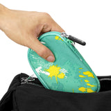 Geekria Shield Sports Earbuds Pouch, Earbuds Protective Case, In-Ear Headphones Travel Bag Compatible with Sony Walkman, Bose SoundSport, JBL EnduranceRUN, Plantronics, Sephia (Camouflage Green)