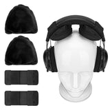 Geekria Comfort Headphones Headband Pressure Relief Pads, Velour Headband Cushion Pad for Bald, Prevent Headphones Hair, Headband Nuggets Damage Free Easy DIY Installation