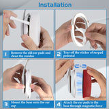 Geekria SNAP Ear Pads Replacement Kit for Beats Studio Pro Headphones, Magnetic Easy Switch Ear Cushions, Exchange Earpads in Seconds (Red Protein Leather, 1 Pair)