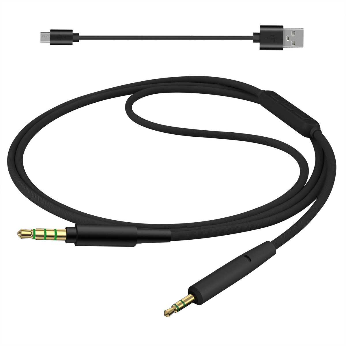 Geekria Audio Cable with Mic Compatible with Bose QC45 QCUltra QC35II