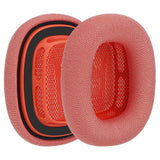 Geekria Comfort Mesh Fabric Replacement Ear Pads Compatible with Apple AirPods MAX (A2096), AirPodsMAX2 (A3184) Headphones, Ear Cushions (Pink)