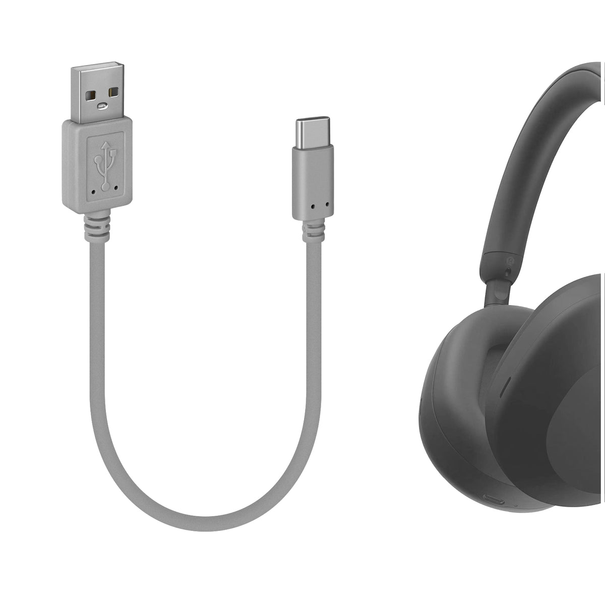 Cargador De Pared USB C Cable De Carga Para Sony WH CH520/WH CH720N, WH-CH710N, WH-1000XM5, WH-1000XM4, WH-1000XM6 WF-1000XM4 WF-C500 WH-CH510 WI-1000XM2 WIWIWIWIWIWIWIWI0 WI-XB400 WF-1000XM3 LinkBuds - View #10