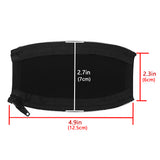 Geekria Flex Fabric Headband Cover Compatible with ATH-ANC9, AKG K553, Denon AH-D40, Soundcore Space Q45, JVC HA-S38BT Headphones (Black)