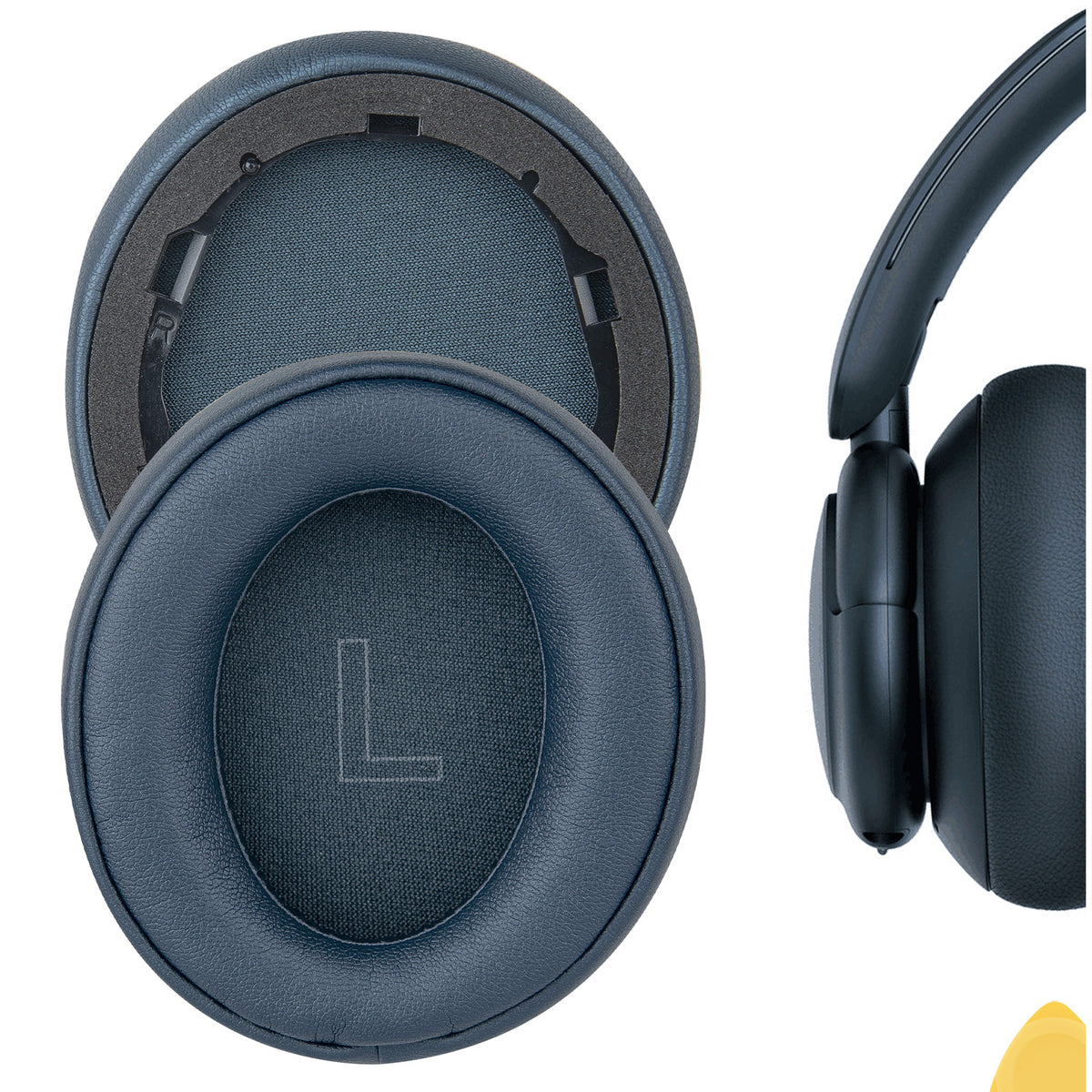 Replacement Ear Pads For Anker Soundcore Life Q10 & Life 2 NEO Headphones - Memory Foam Cushions (Black)