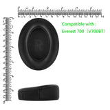 Geekria Elite Sheepskin Replacement Ear Pads for JBL Everest 700, V700BT Headphones Ear Cushions, Headset Earpads, Ear Cups Cover Repair Parts (Black)