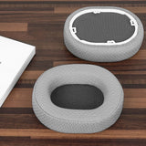 Geekria Comfort Mesh Fabric Replacement Ear Pads for Corsair HS65, HS55 Headphones Ear Cushions, Headset Earpads, Ear Cups Cover Repair Parts (Grey)