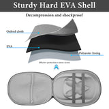 Geekria Shield Hard Carrying Case Compatible with Meta Quest 3, Drop and Scratch Proof Portable Bag Protect VR Device and Accessories, VR Headset Case Suitable for Travel and Home Bag (Grey)