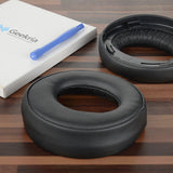 Geekria QuickFit Replacement Ear Pads for Sony PlayStation Gold Wireless Stereo CECHYA-0083 Headphones Ear Cushions, Headset Earpads, Ear Cups Cover Repair Parts (Black)