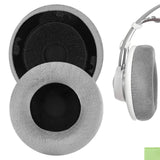 Geekria Comfort Velour Replacement Ear Pads for AKG K701, K702, Q701, Q702, K601, K612, K712 Headphones, Repair Parts (Grey)