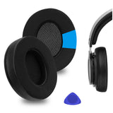 Geekria Sport Cooling-Gel Replacement Ear Pads for Philips SHP9500, SHP9500S, SHP9600 Headphones Ear Cushions, Headset Earpads, Ear Cups Cover Repair Parts (Black)