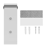 Geekria Foldable Wall Mount Headphones Holder, Headset Wall Hanger, Aluminum Wall Mount Hook, Hold Up to 1KG with 3M Adhesive Tape, 20KG with Screws, Stand Come with Headband Protective Pad