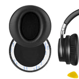 Geekria QuickFit Replacement Ear Pads for COWIN E7 Headphones Ear Cushions, Headset Earpads, Ear Cups Cover Repair Parts ( Black )