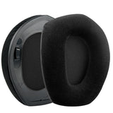 Geekria Comfort Velour Replacement Ear Pads for Sennheiser RS165, RS175, HDR165, HDR175, RS185, HDR185, RS195, HDR195 Headphones Ear Cushions, Headset Earpads, Ear Cups Repair Parts (Plastic Ring)