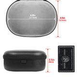 Geekria PRO Rugged Headphones Case Compatible with Beats Studio Pro/3/2, Hard Shell, Durable, Multi-Layer Protection Travel Carrying Bag (Black)