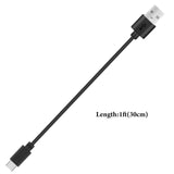 Geekria USB Headphones Short Charger Cable Compatible with Sony WH-1000XM6/1000XM5/1000XM4, ULT WEAR, WH-XB910N, WH-CH720N, USB Replacement Power Charging Cord (1ft / 30cm)