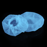 Geekria 100 Pairs Large Stretchable Headphone Earpad Covers / Disposable Sanitary Earcup Fit AKG K701, Q701, Sennheiser HD900, HD800, Razer Kraken X, 7.1 Chroma V2, Pro V2 Over-Ear Headphones (Blue)