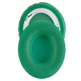 Geekria QuickFit Protein Leather Ear Pads for Solo HD On-Ear Headphones Replacement Earpads / Ear Cushion / Ear Cups, Headset Ear Cover Repair Parts (Green)