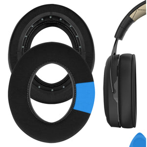 Geekria Sport Cooling-Gel Replacement Ear Pads for Corsair HS70 PRO, HS60 PRO, HS50 PRO Headphones Ear Cushions, Headset Earpads, Ear Cups Cover Repair Parts (Black)