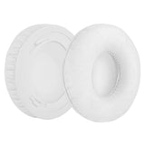 Geekria QuickFit Replacement Ear Pads for Beats Solo HD (810-00012-00) On-Ear Headphones Ear Cushions, Headset Earpads, Ear Cups Cover Repair Parts (White)