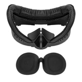 Geekria VR Facial Interface & Face Cover Pad Compatible with Meta Quest 3, Sweat-Proof PU Foam Cushion, Accessory Set with Anti-Leakage Light Nose Pad and Lens Protector, Air-Circulation Design