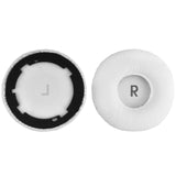 Geekria QuickFit Leatherette Replacement Ear Pads for JBL T600BTNC, Tune 600BTNC Headphones Ear Cushions, Headset Earpads, Ear Cups Cover Repair Parts (White)