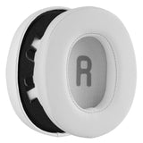 Geekria QuickFit Replacement Ear Pads for JBL Tune 700BT, Tune 750BTNC, Tune 710BT, Tune 720BT, Tune 760NC, Tune 770NC Wireless Over-Ear Headphones Ear Cushions, Ear Cups Cover Repair Part (White)