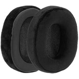 Geekria Comfort Velour Replacement Ear Pads for SteelSeries Arctis 1/ 3/ 5/ 7/ 7+/ 7P/ 7P+/ 7X/ 7X+/ 9/ 9X, Arctis Pro/ Prime Headphones Ear Cushions (Black)