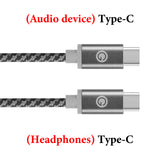 Geekria USB-C Audio Cable Compatible with Apple, Beats, Sennheiser, B&W, JBL, Razer, Audeze Headphones for Phones to Headphones (4 ft / 1.2 m)