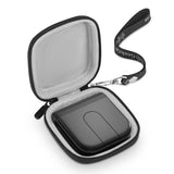 Geekria Hard Shell Mouse Case Compatible with Logitech Mobi Fold, Travel Carrying Bag (Dark Gray)