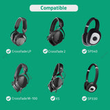 Geekria Audio Cable with Mic Compatible with V-MODA Crossfade LP/2 Headphones, 1/8" (3.5mm) to 3.5mm Replacement Stereo Cord with Inline Microphone and Volume Control (4 ft/1.2 m)