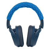 Geekria Knit Fabric Headband Cover Compatible with SONY WH-1000XM6/XM5/XM4 Headphones, Head Cushion Pad Protector, Replacement Repair Part, Easy DIY Installation (Ocean Blue)