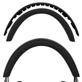 Geekria Sheepskin Headband Pad Compatible with Bowers & Wilkins Px8 /Px7S3/ Px7S2/ Px7S2e (Not Compatible with Px7) Headphones, Replacement Band Repair Part (Black)