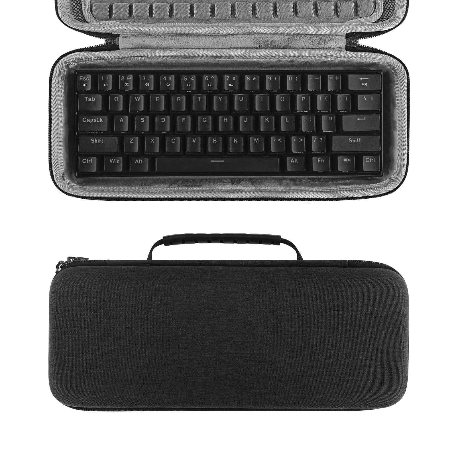 custom keyboard carry bag Geekria 60% Compact Keyboard Case, Hard Shell Travel Carrying Bag for