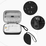 Geekria Audio Interface Carrying Case, Compatible with Teenage Engineering TX-6, EVA Hard Shell Portable Travel Bag (Dark Gray)